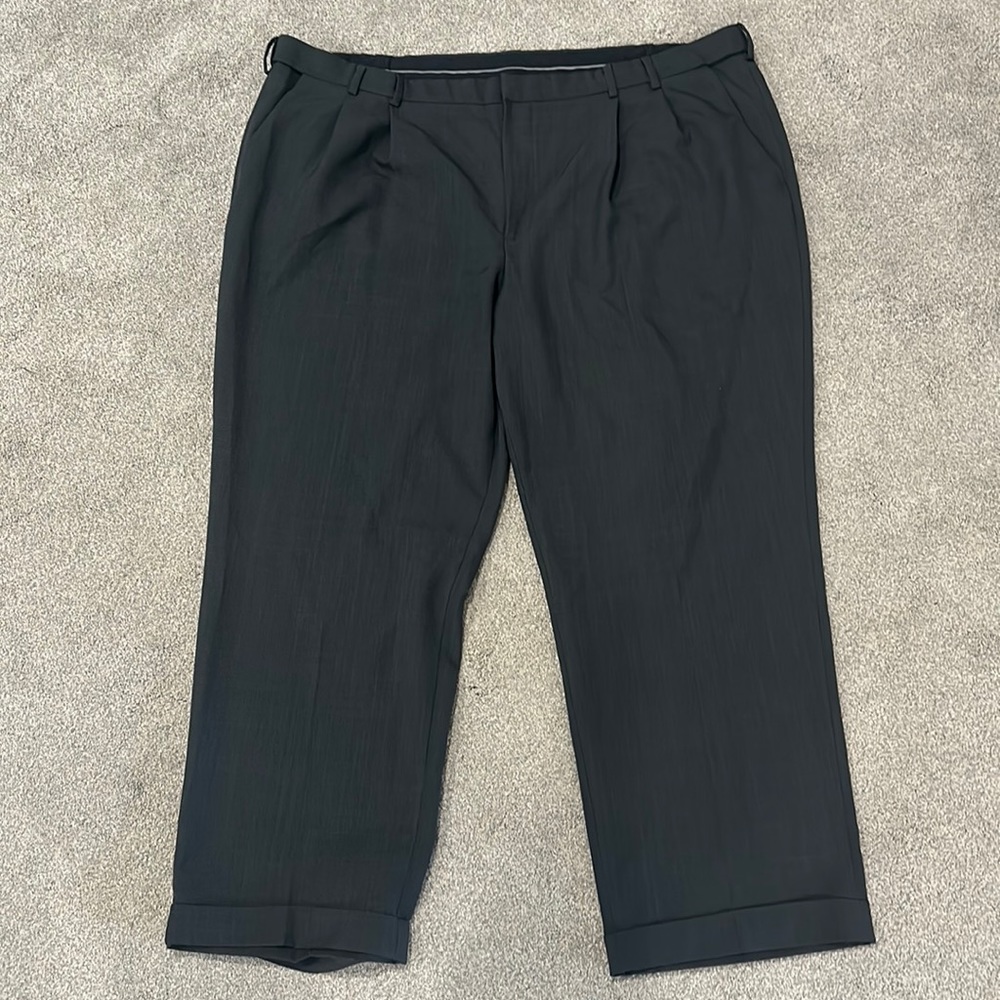 Van Heusen Mens 48x30 charcoal grey dress pants